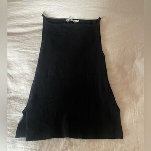 Abercrombie & Fitch Black Ottoman Apron Tank